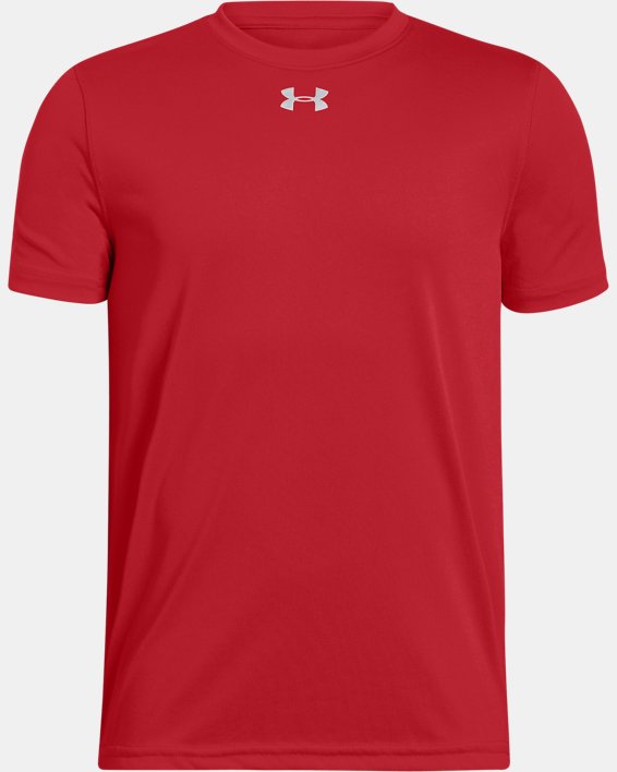 Boys' UA Locker T-Shirt, Red, pdpMainDesktop image number 0